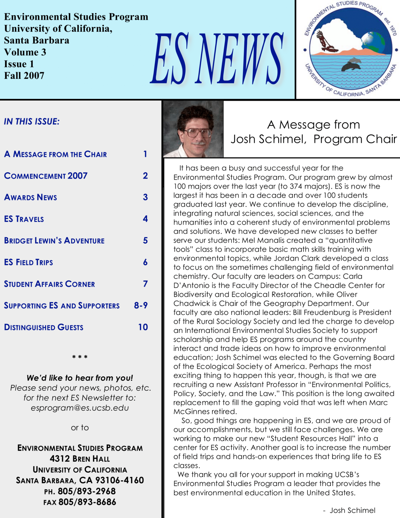 2007 Newsletter