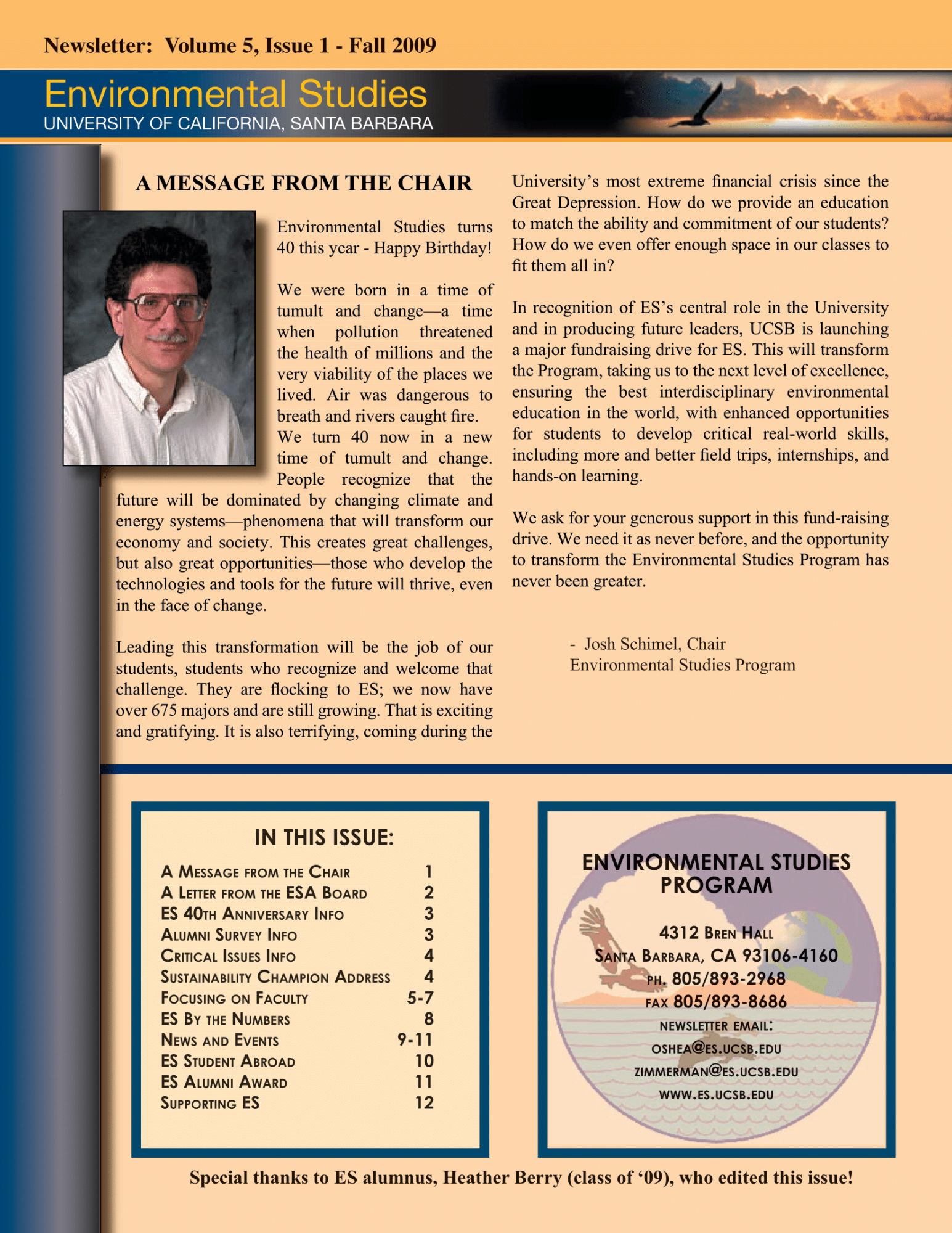 2009 Newsletter