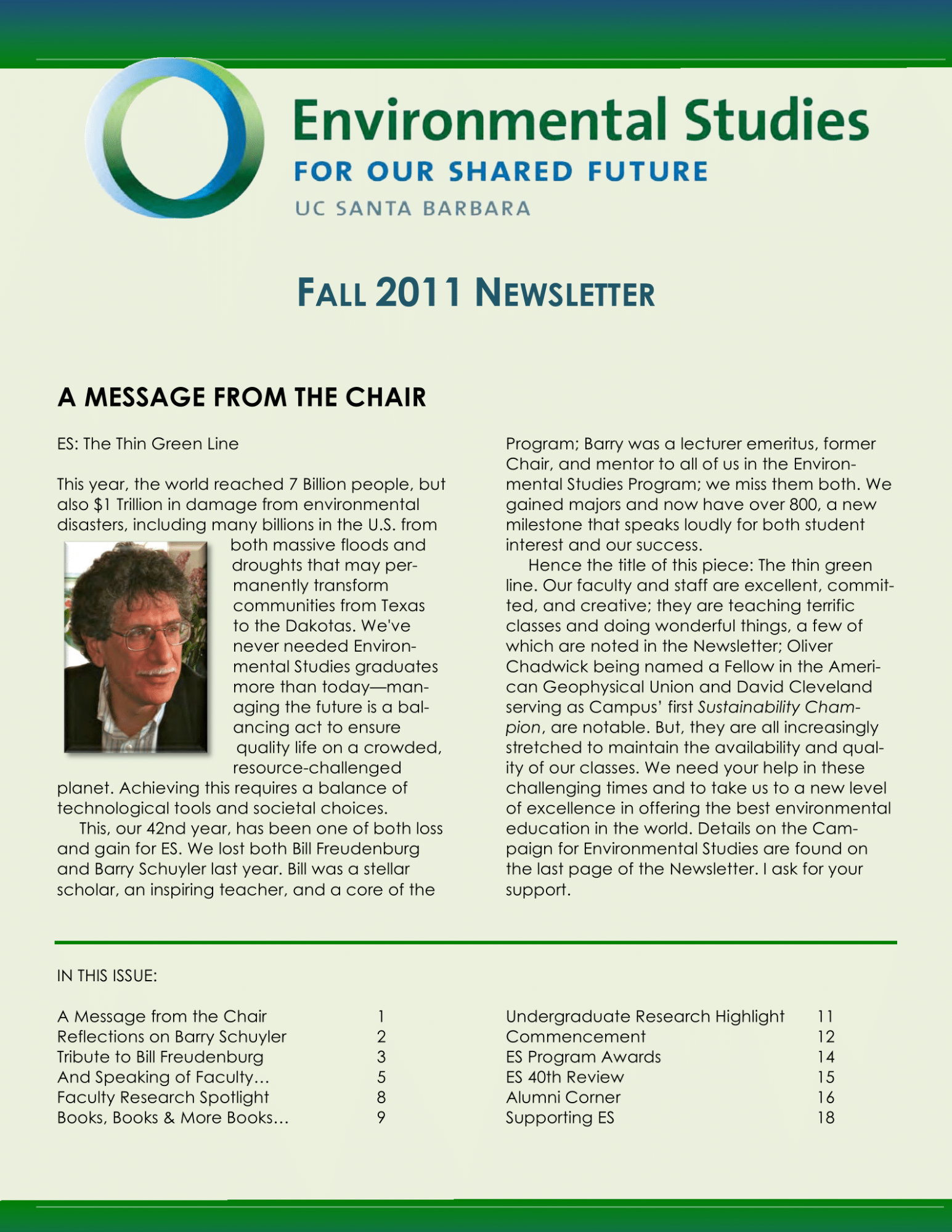 2011 Newsletter